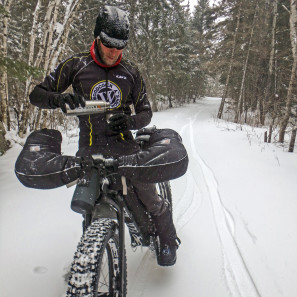 TDA-Global-Cycling_The-Last-Degree_Antarctic-expedition_Lake-Winnipeg-training_trail-coffee