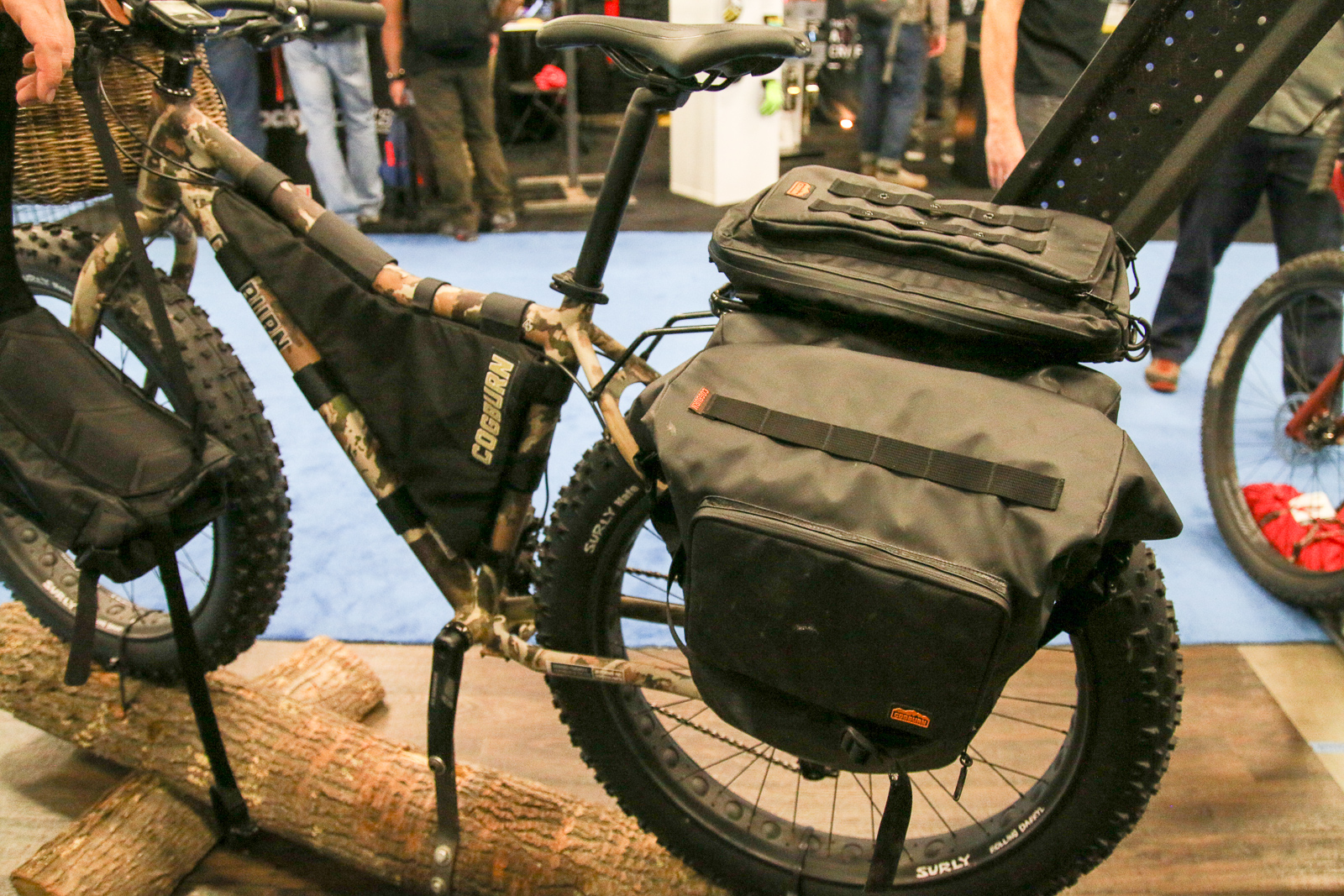 Cogburn casts their vote for going by bike with prototype fishing bags for  your bicycle - Bikerumor
