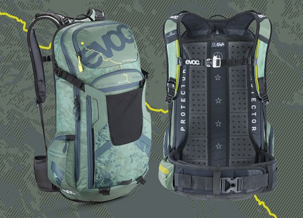 EVOC celebrates Andean singletrack with special edition FR Supertrail Bolivia protector backpack