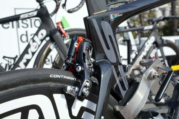 Team Dimension Data Cervelo race bikes with CeramicSpeed upgrades and Rotor UNO hydraulic shifting group