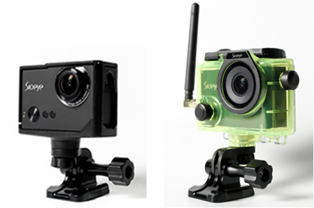 Sioeye Iris 4G live broadcasting action camera, cases