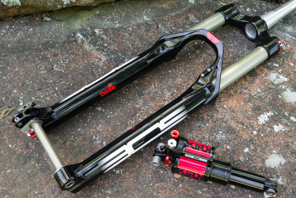 Just In: ultra-adjustable BOS Deville TRC Enduro fork & Kirk 2 rear shock - Bikerumor