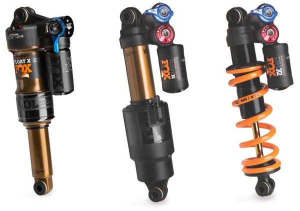 2017 Fox Float-X2 and DHX rear shock upgrades and options