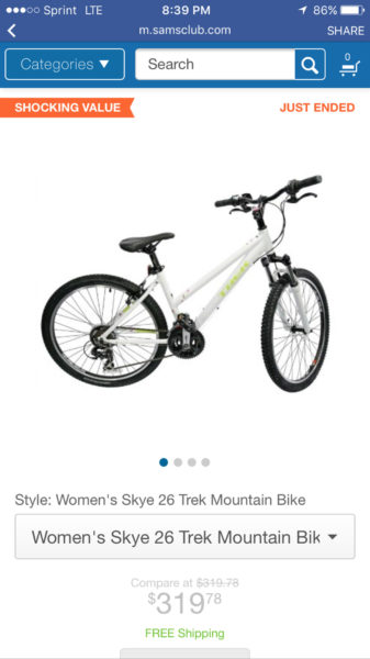 Trek bikes not to be sold at Sam's Club (1)