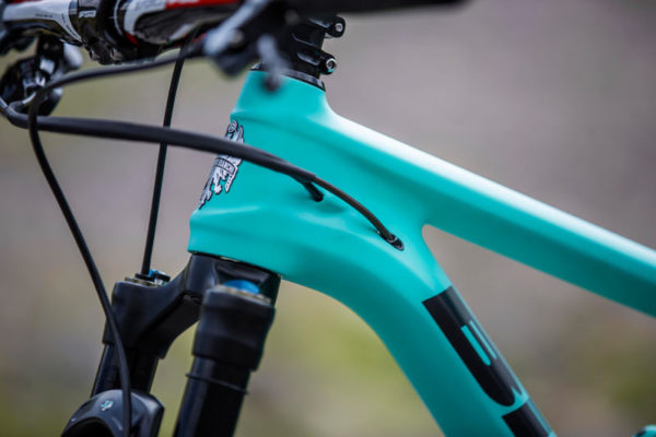 2017 Bianchi Methanol CV hardtail race mountain bike with Countervail vibration damping technology