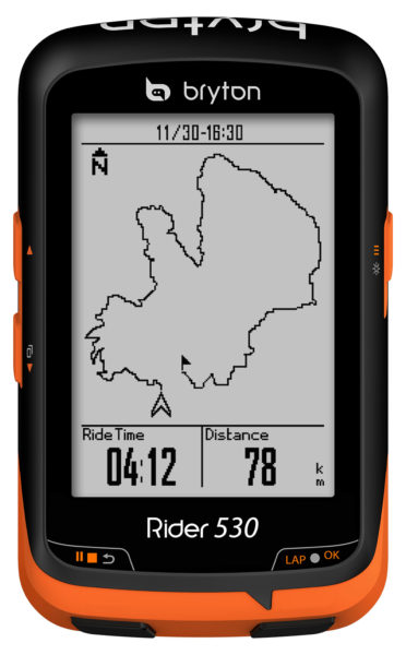 Bryton_Rider-530_low-cost-GPS-cycling-computer_map