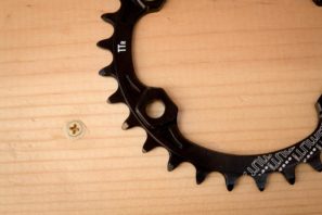 Gamut point one pedals shimano xt xtr narrow wide chainrings black chainguidesIMG_3901