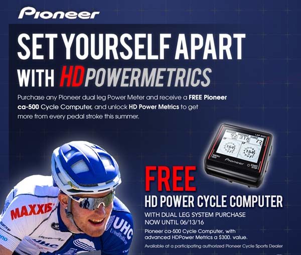 Pioneer-Cycling-Power-Meter-cranks-with-FREE-computer