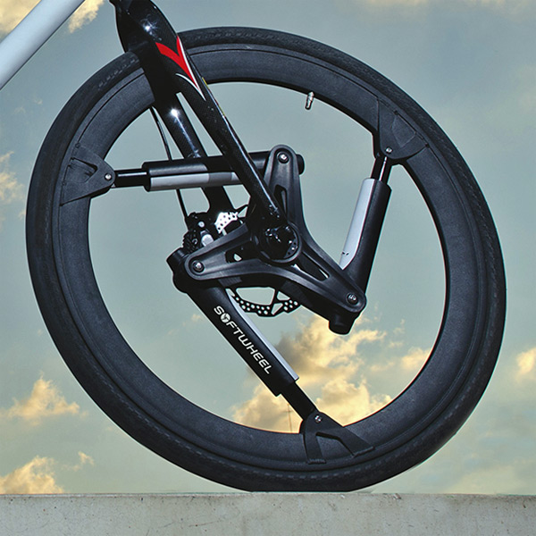 Softwheel Fluent suspends (and damps) your bike by the wheels - Bikerumor