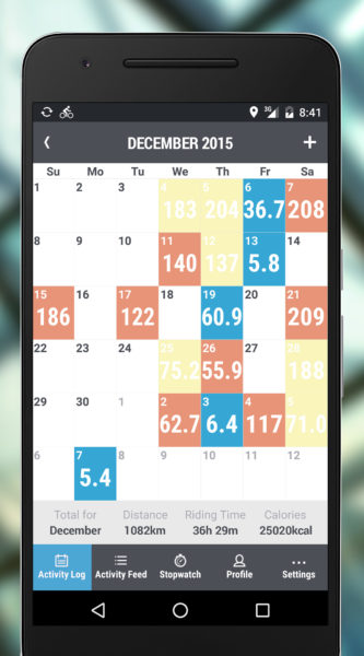 VeloPal_smartphone-ride-tracking-app_Calendar