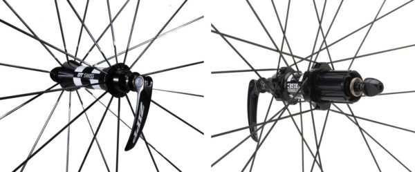 Performance Bike Wheelhouse 45 Carbon Clinchers road bike wheels built by Zipp