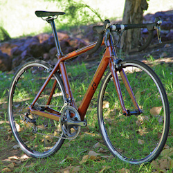 HTech Aeriform wooden road endurance bike