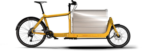 ebullitt cargo bike, with alubox