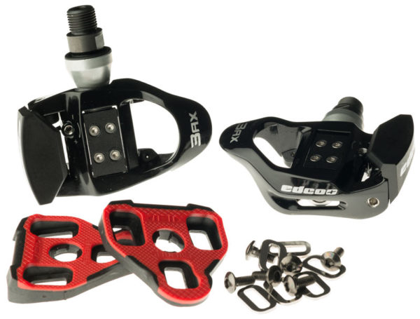 Edco 3ax three axis floating road bike clipless pedals