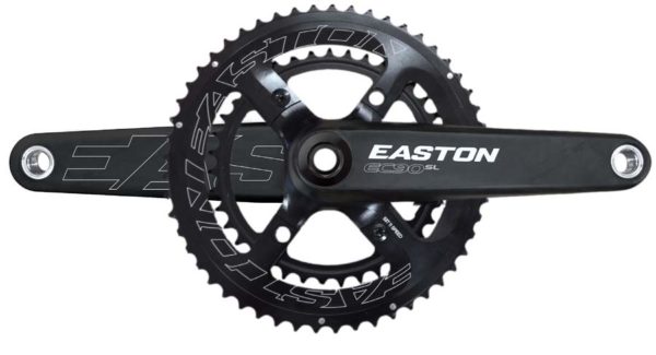 2017 Easton EC90 SL crankset with carbon fiber arms and cinch chainring mounting