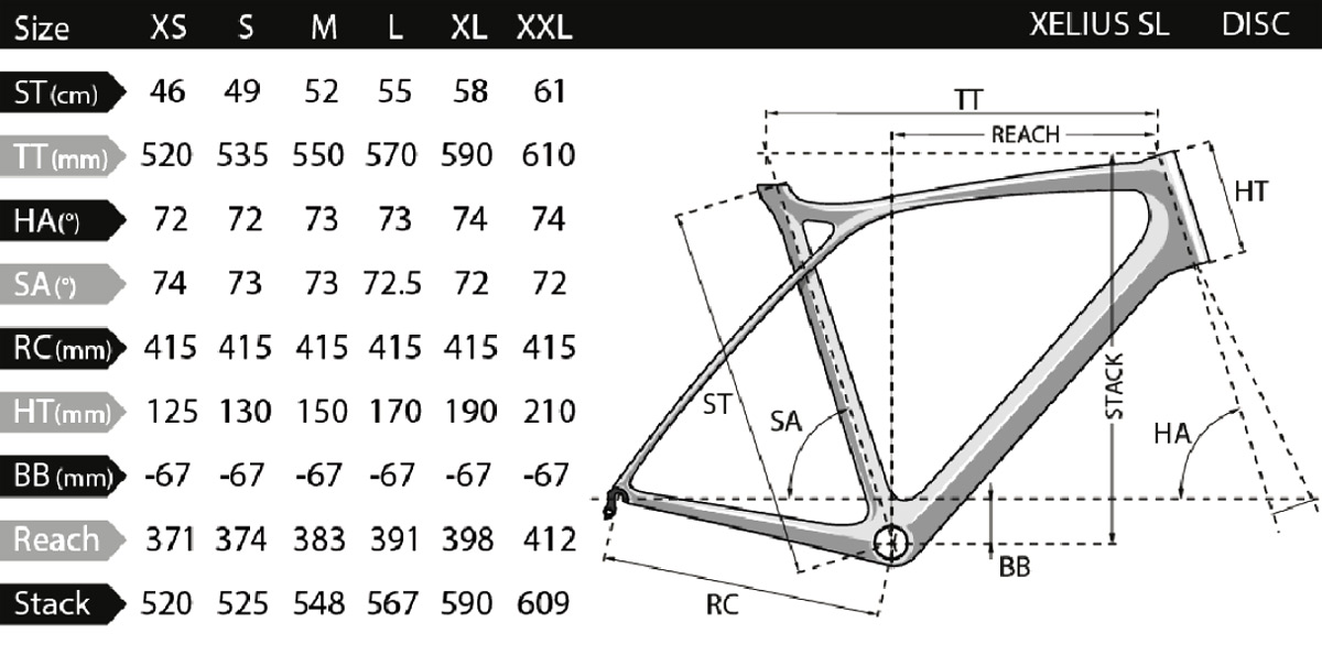 Lapierre outlet size guide