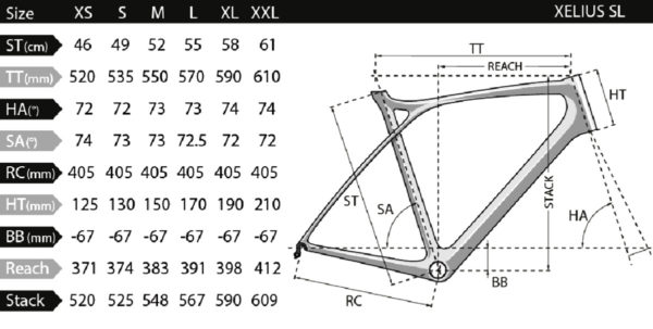 Lapierre_Xelius-SL_carbon-rim-brake-light-climbing-road-race-bike_geometry