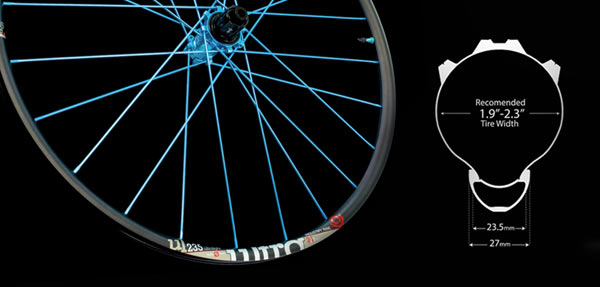 Bike wheel discount rim size chart