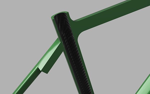 Htech SCR carbon reinforced seat mast