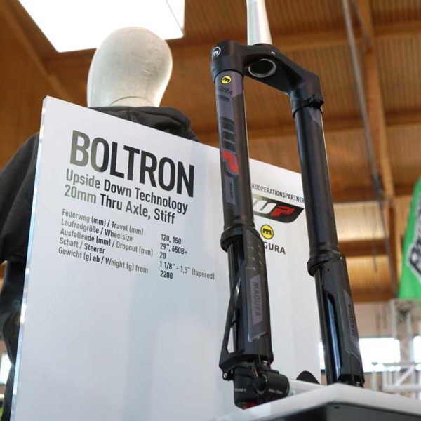 magura boltron upside down e-bike suspension fork could be reworked for enduro