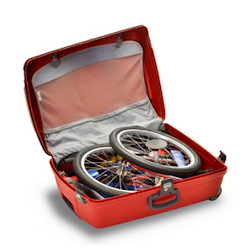 pakiT folding bike in suitcase