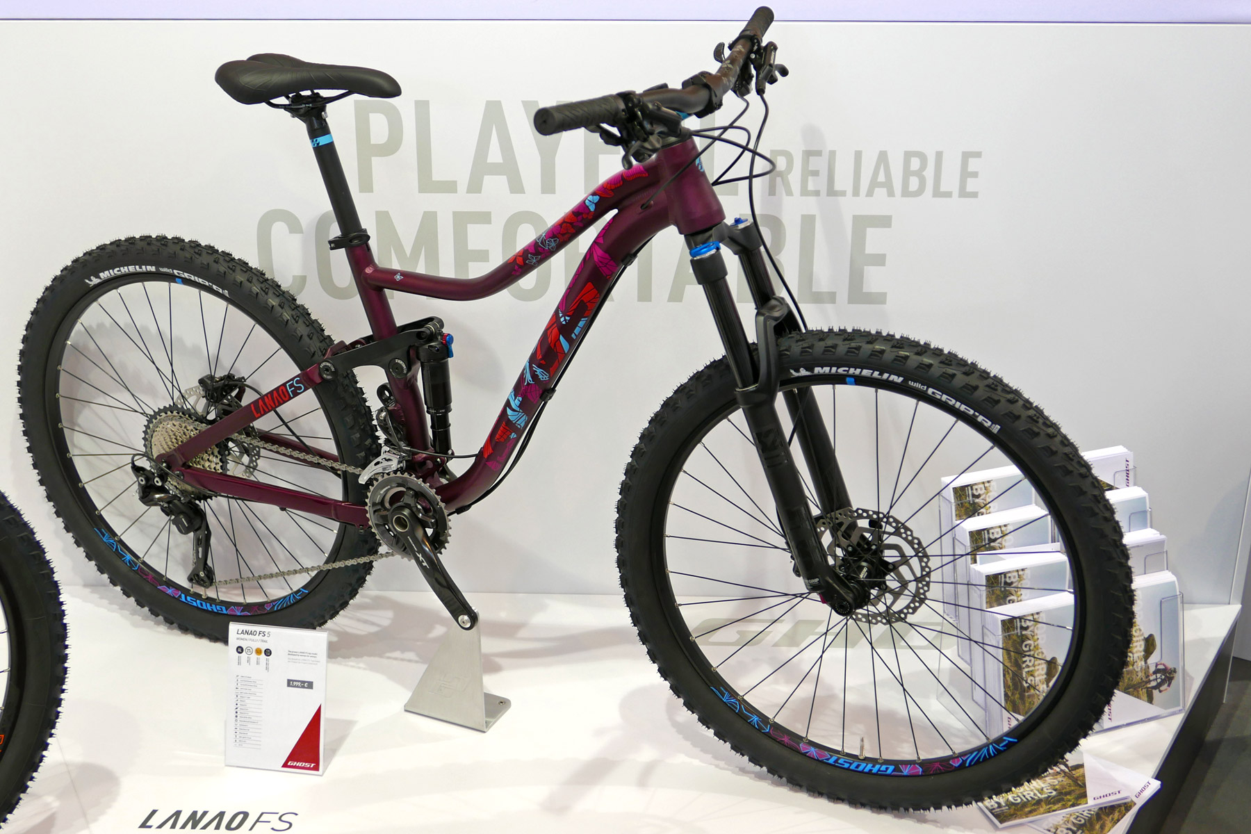 womens bike with suspension