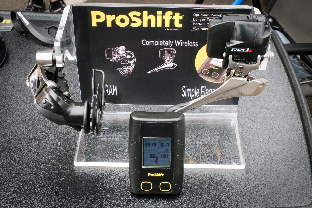 IB16: ProShift offers automatic shifting for Shimano, SRAM, and Campy electronic drivetrains