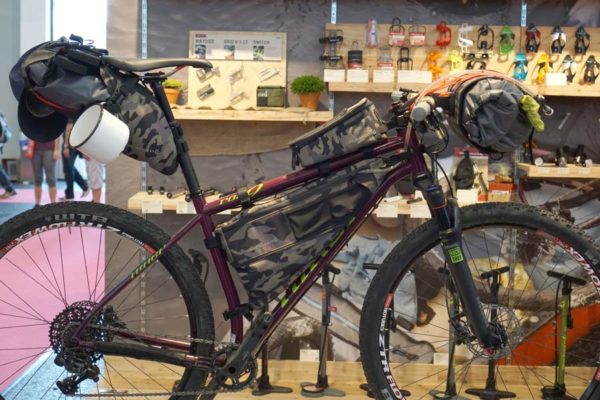 blackburn outpost bike packing frame handlebar and saddle bags