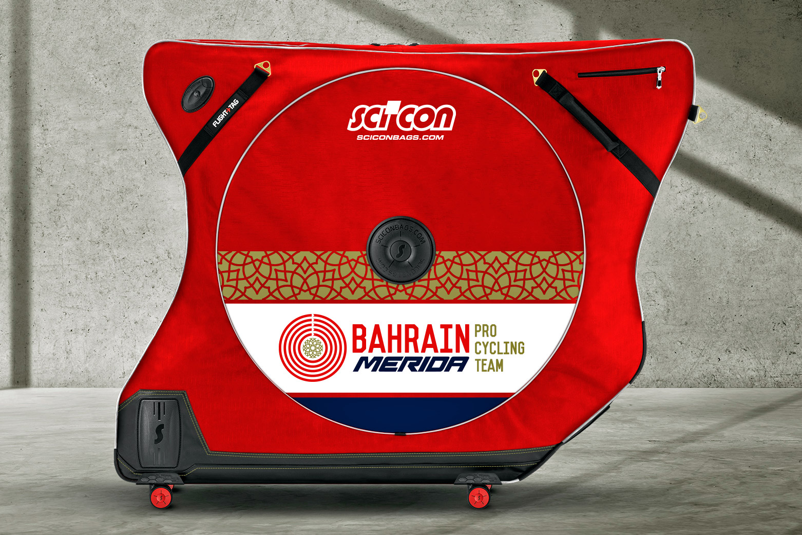 Scicon teases a new Aerocomfort 3.0 TSA bike bag with Bahrain Merida pro sponsorship