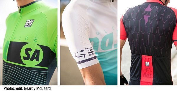 Santini Tour Down Under 2017, jersey details