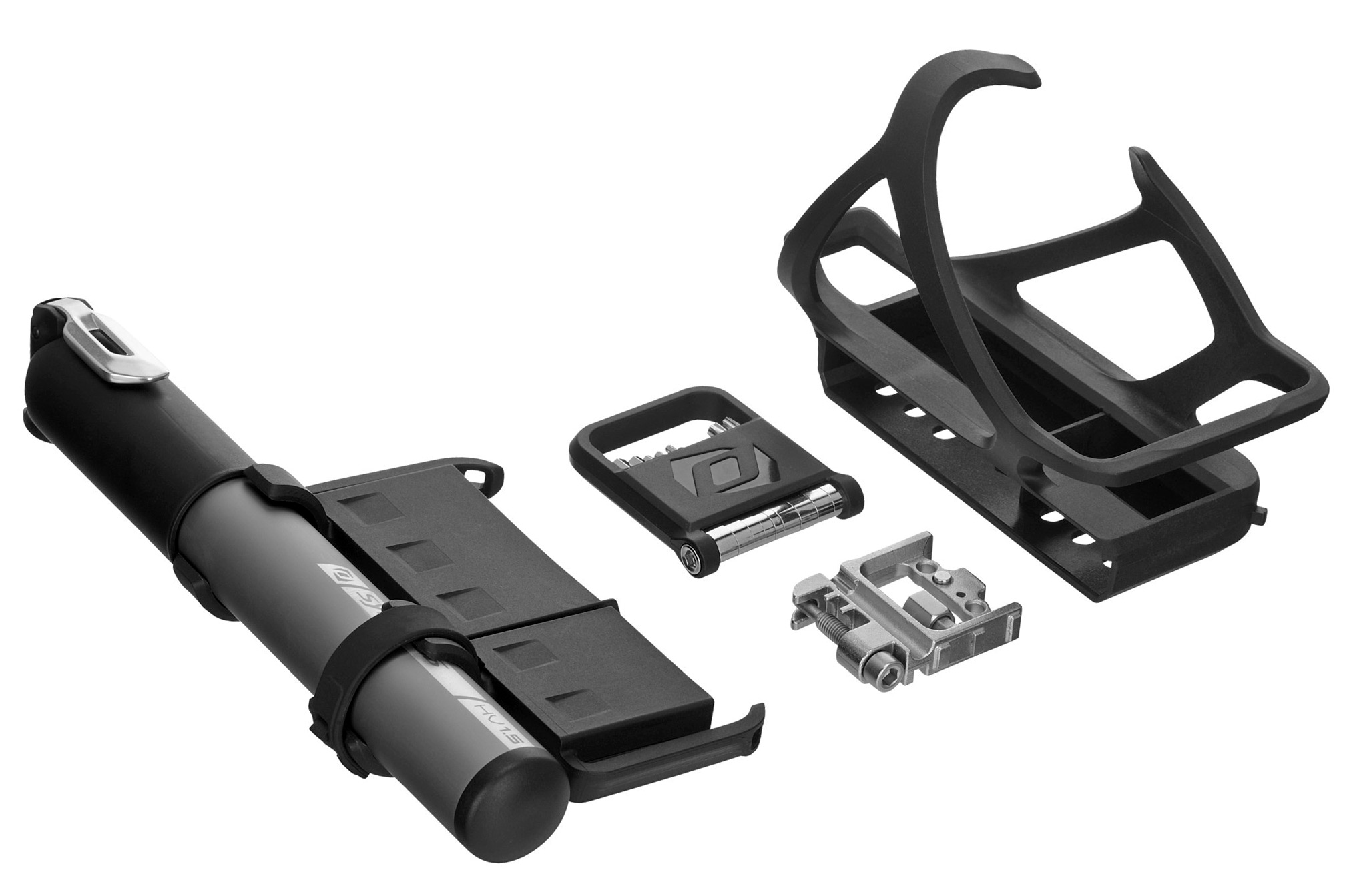 Syncros gets integrated tool toting Matchbox bottle cage & co-molded carbon saddle
