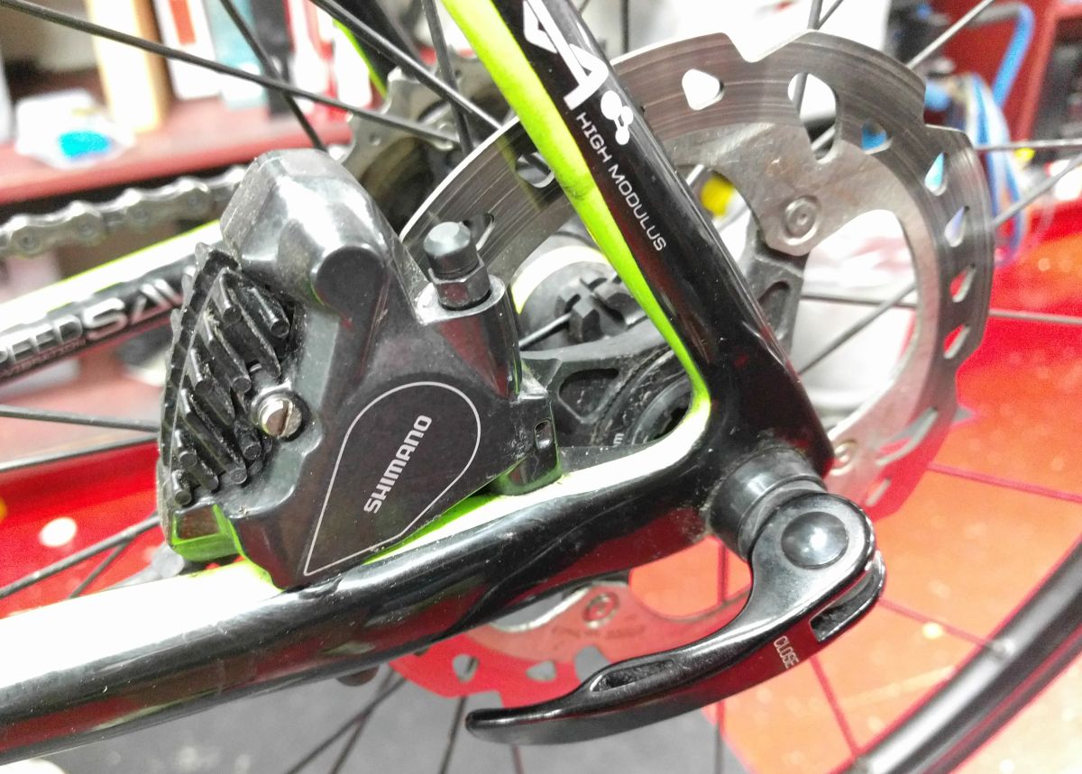 TDU 2017 Tech: Disc Brakes Spotted on Cannondale-Drapac Pro Cycling Team Bike