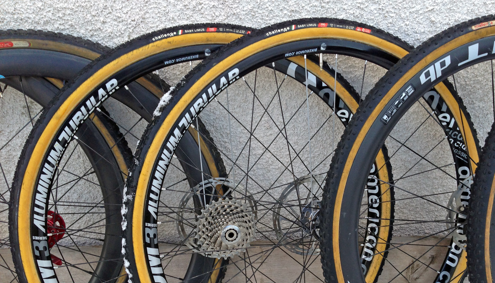 cyclocross tyres on road bike