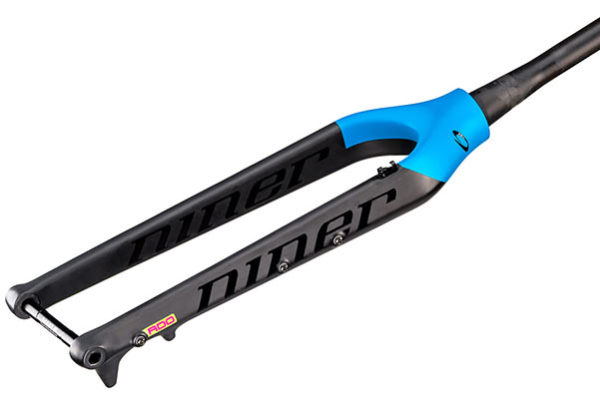 2017 Niner RDO carbon rigid mountain bike fork with mid-mount rack mounts