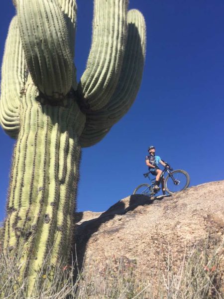 bikerumor pic of the day mountain biking among the saguaros in Scottsdale, AZ