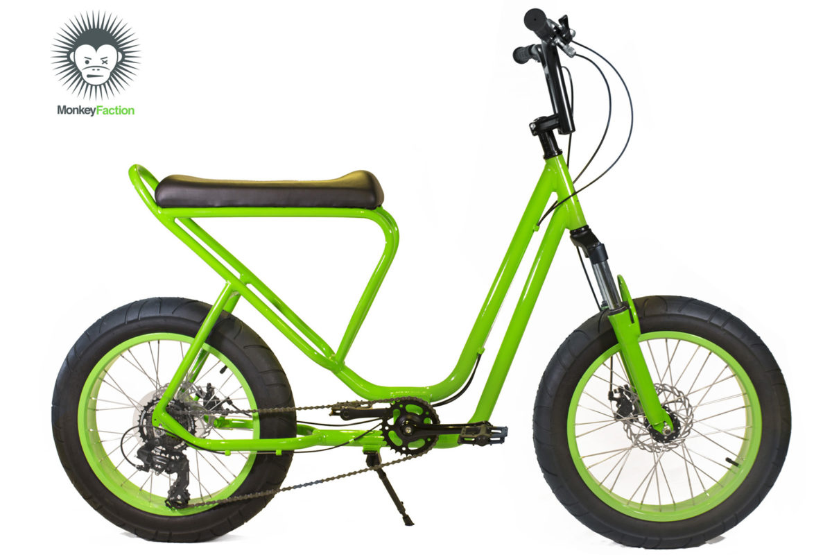 Go ape for the retro moto cool of the Monkey Faction Capuchin pit bike
