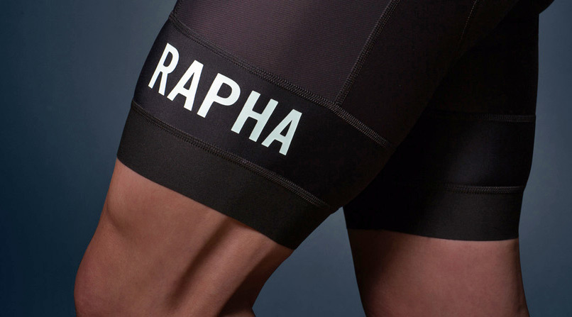 Rapha Mens Pro Team Thermal II Bib Shorts (Black/High-Vis Pink)