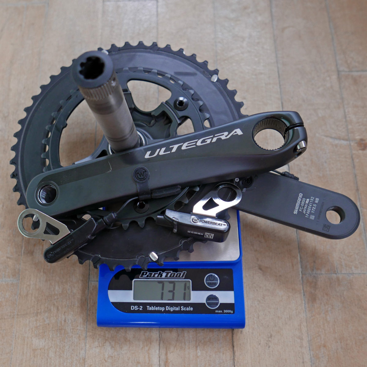 Just in: Watteam Powerbeat G2, latest DIY dual-sided power meter iteration, with actual weights