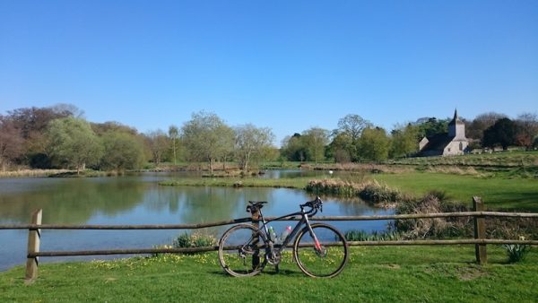bikerumor pic of the day River Dever at Stoke Charity, Hampshire, UK.