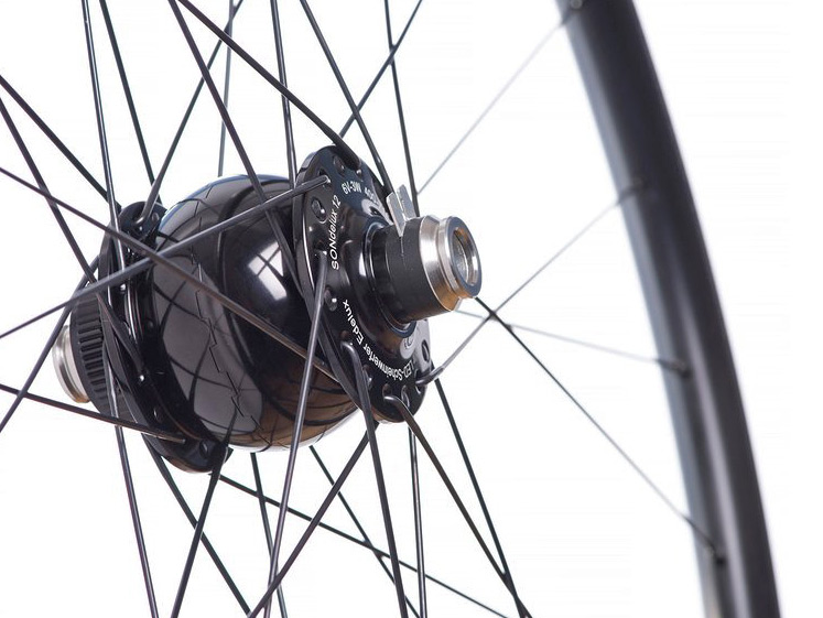 Hunt x SON x CeramicSpeed, Hunt 30 Carbon Dynamo Disc dynamo generator hub gravel bike wheelset with ceramic bearings