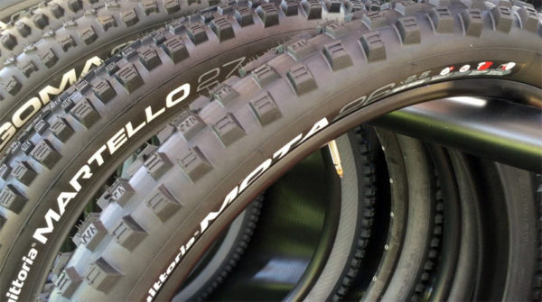 Vittoria Martello and Mota enduro mountain bike tires