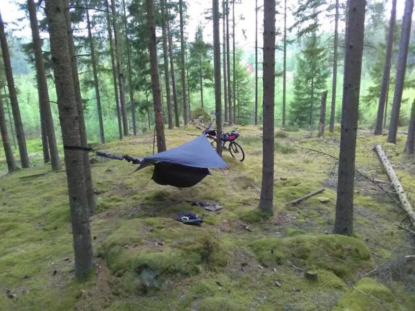bikerumor pic of the day Overnight bikepacking in Sweden with my Crescent 29er mountain bike.