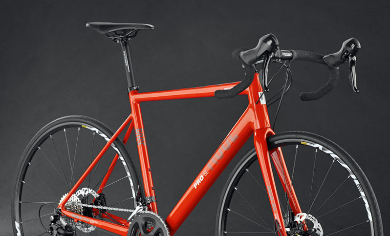 Rose bikes Pro SL Disc adds affordable disc braking to their top alloy road bike