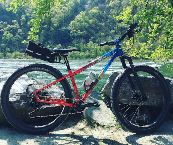bikerumor pic of the day Advocate Hayduke on the C&O Canal Trail at Harper's Ferry, WV. Reynolds Steel, SRAM 1x11,Carbon MRP fork, WTB wheels wrapped in 2.8 tires.