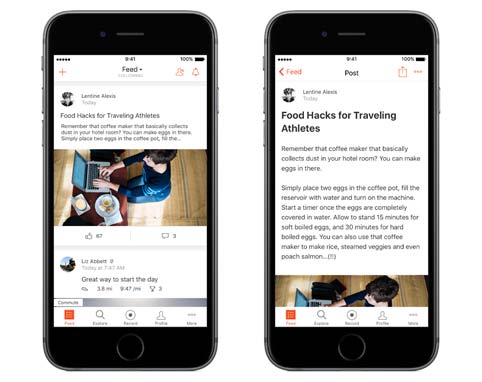 Strava Posts, active life sharing in your activity feedCurated Pro Athletes