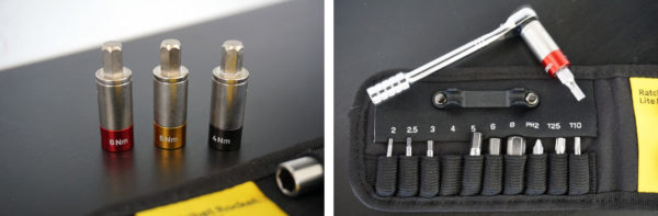 Topeak Ratchet Rocket Lite NX mini hex socket wrench with torque tool