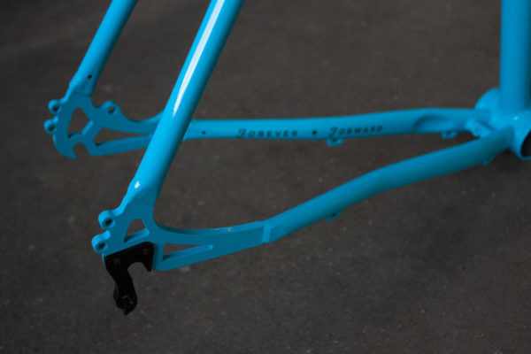 2017 TwinSix Standard Rando steel complete road bike with Sky Blue paint