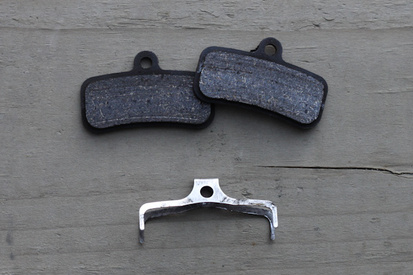 Galfer standard MTB brake pads, used