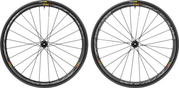 mavic ksyrium pro carbon sl UST tubeless road bike wheels and tires