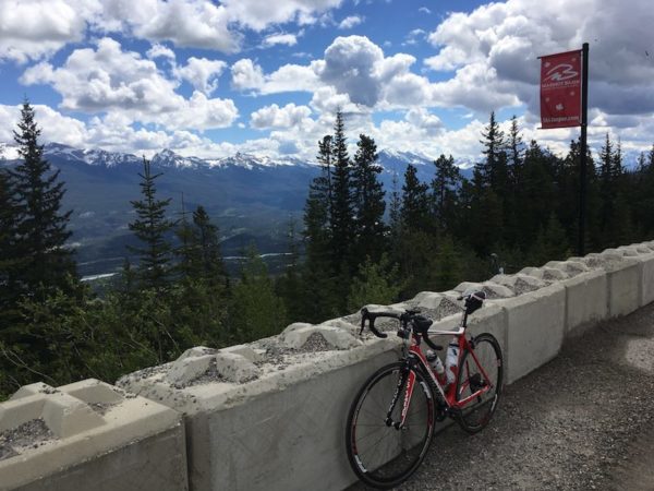 bikerumor pic of the day marmot basin bike climb in Jasper, Alberta Canada. Tour of Alberta category 1 climb.